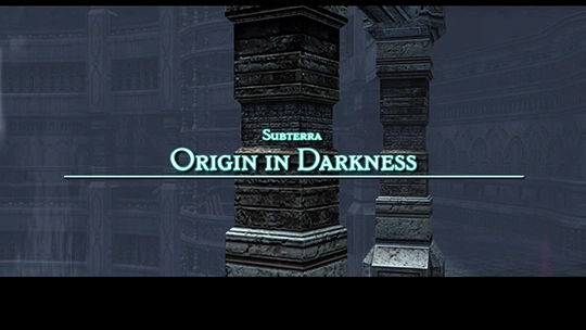 Subterra Origin in Darkness title screen