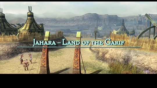 Jahara - Land of the Garif Title Screen