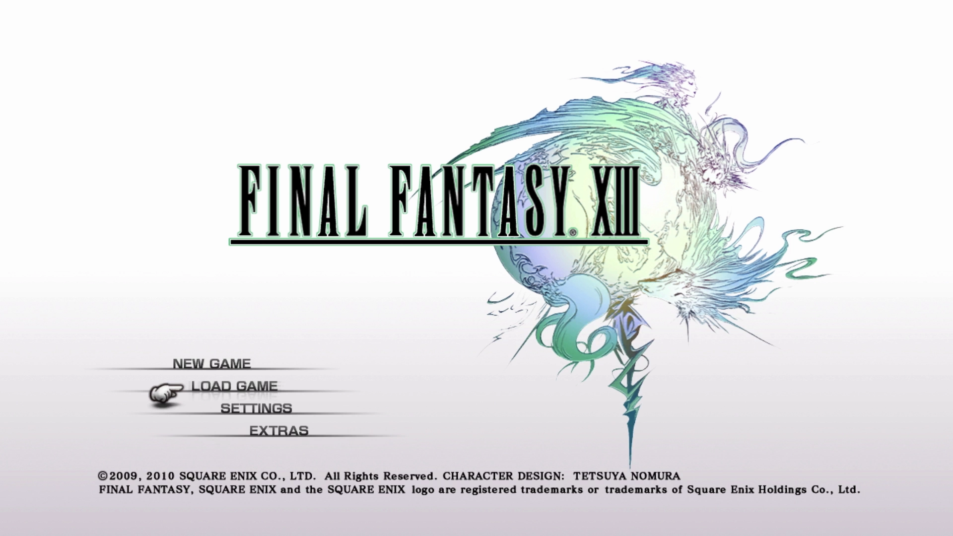 Final Fantasy XIII title screen