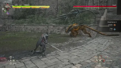 Animation of Coeurl’s Whipcrack attack