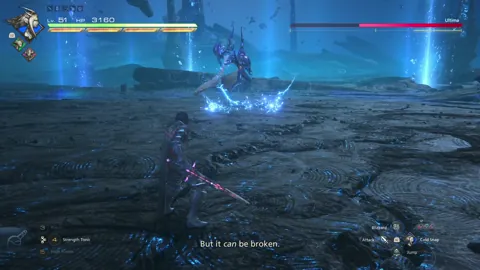 Animation of Ultima’s Magic Rift attack