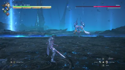 Animation of Ultima’s Magic Volley attack