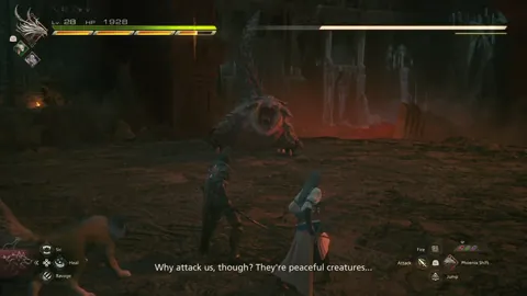 Animation of Flame Lizard’s Aerial Rolling Smash attack