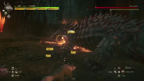 Animation of Flame Lizard’s Rolling Attack