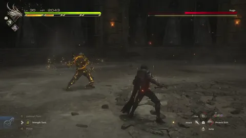 Animation of Hugo’s Earth Fists updated attack