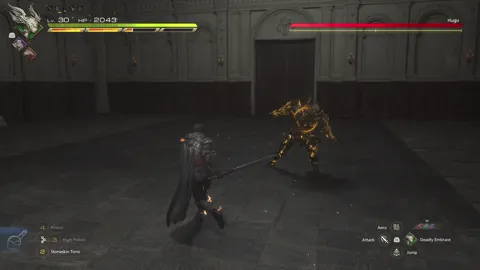 Animation of Hugo’s Regular Attack Combo