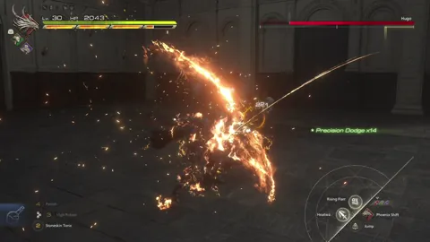 Animation of Hugo’s Sledgehammer attack