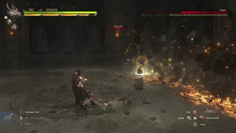 Animation of Hugo’s Tumult attack