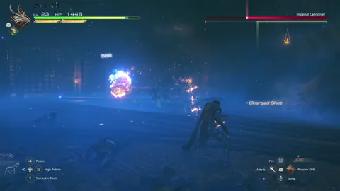 Animation of Imperial Cannonier’s Fireballs