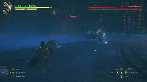 Animation of Imperial Cannonier’s Rocketeer attack