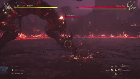 Animation of Infernal Eikon’s Vulcan Burst