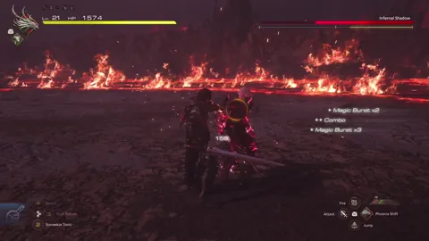 Animation of Infernal Shadow’s Incinerate