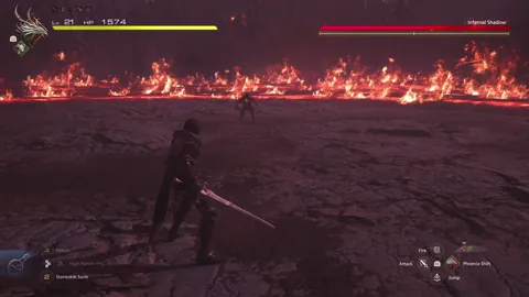 Animation of Infernal Shadow’s Sword Lunge