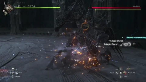 Animation of Iron Giant’s Downward Slash and Shield Bash