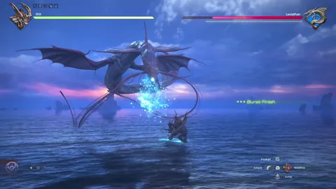 Animation of Leviathan’s updated Magic Beam attack