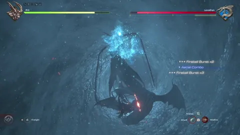 Animation of Leviathan’s Magic Beam attack