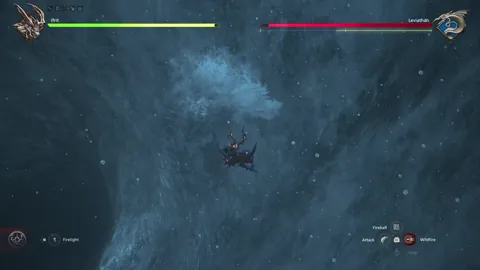 Animation of Leviathan’s Spinning Dive attack