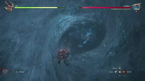 Animation of Leviathan’s Water Orbs attack