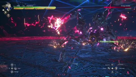 Animation of Omega Aionios’ Physical Attacks