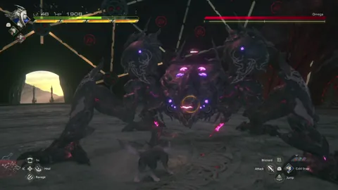 Animation of Omega’s Physical Attacks