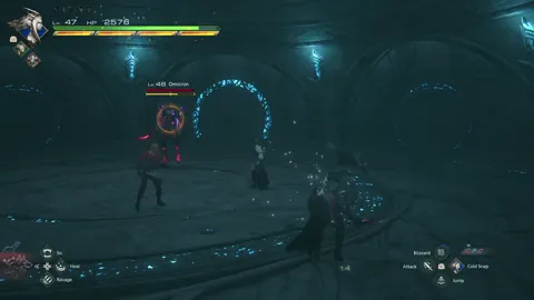 Animation of Omicron’s physical attack