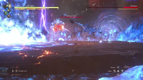 Animation of Ultimalius’ Ashes to Ashes attack