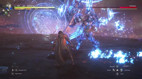 Animation of Ultimalius’ Empyrosis attack