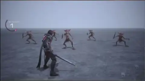 Animation of Odin’s Dancing Steel attack