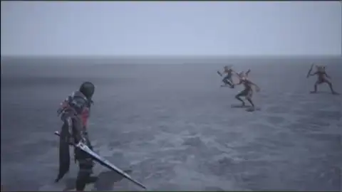 Animation of Bahamut’s Flare Breath attack
