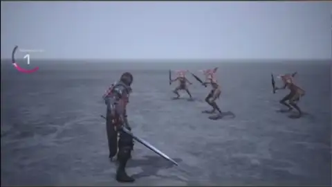 Animation of Odin’s Gungnir attack