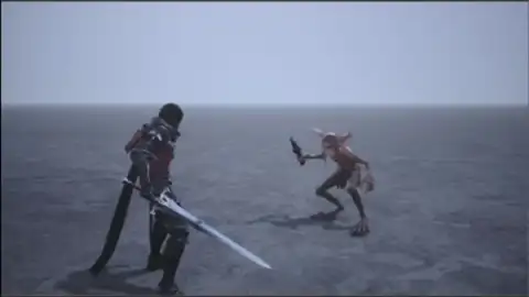 Animation of Ramuh’s Lightning Rod attack