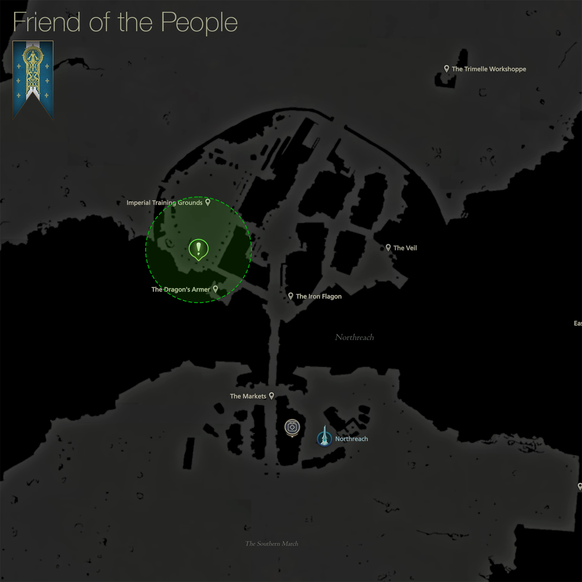Map showing the location of Mathieu in Northreach