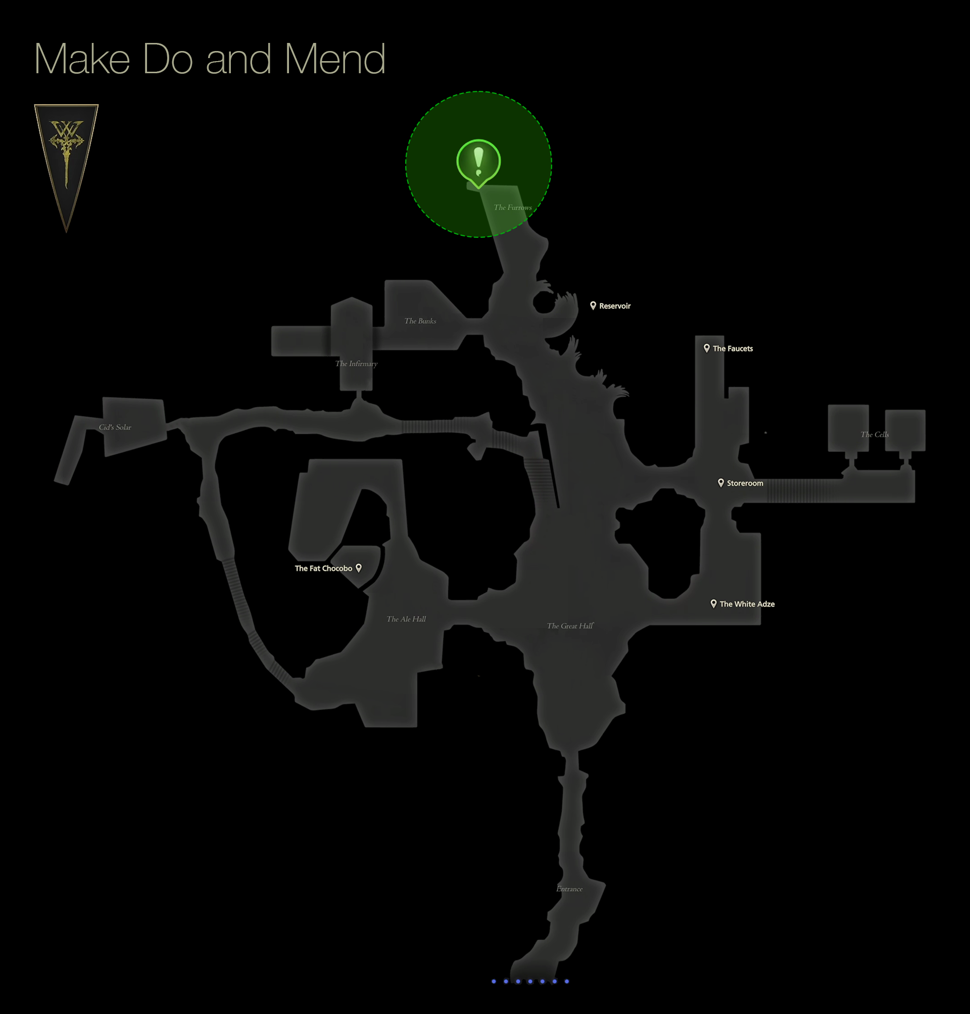 Map showing the location of Geoffroy in the Hideaway