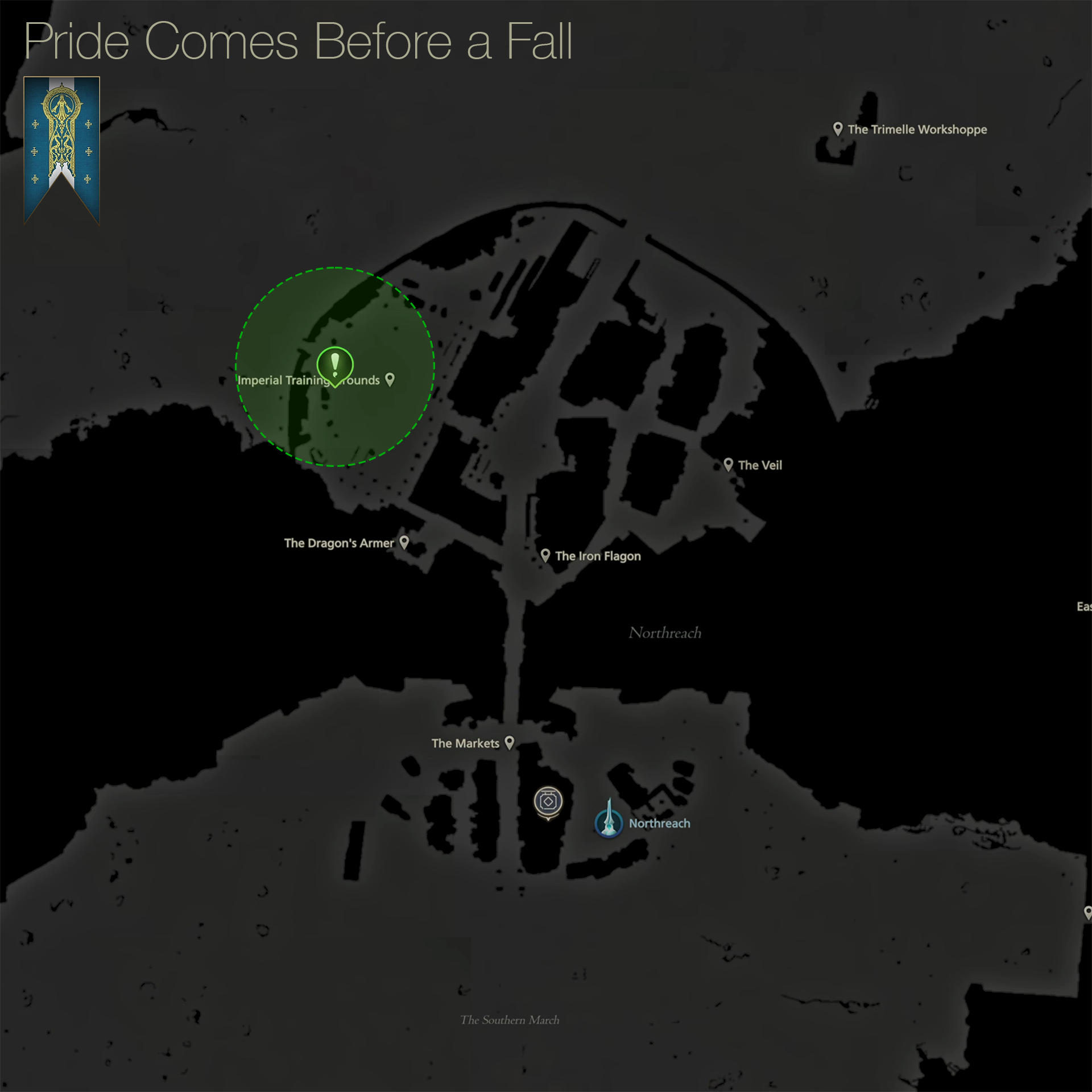 Map showing the location of Leon in Northreach