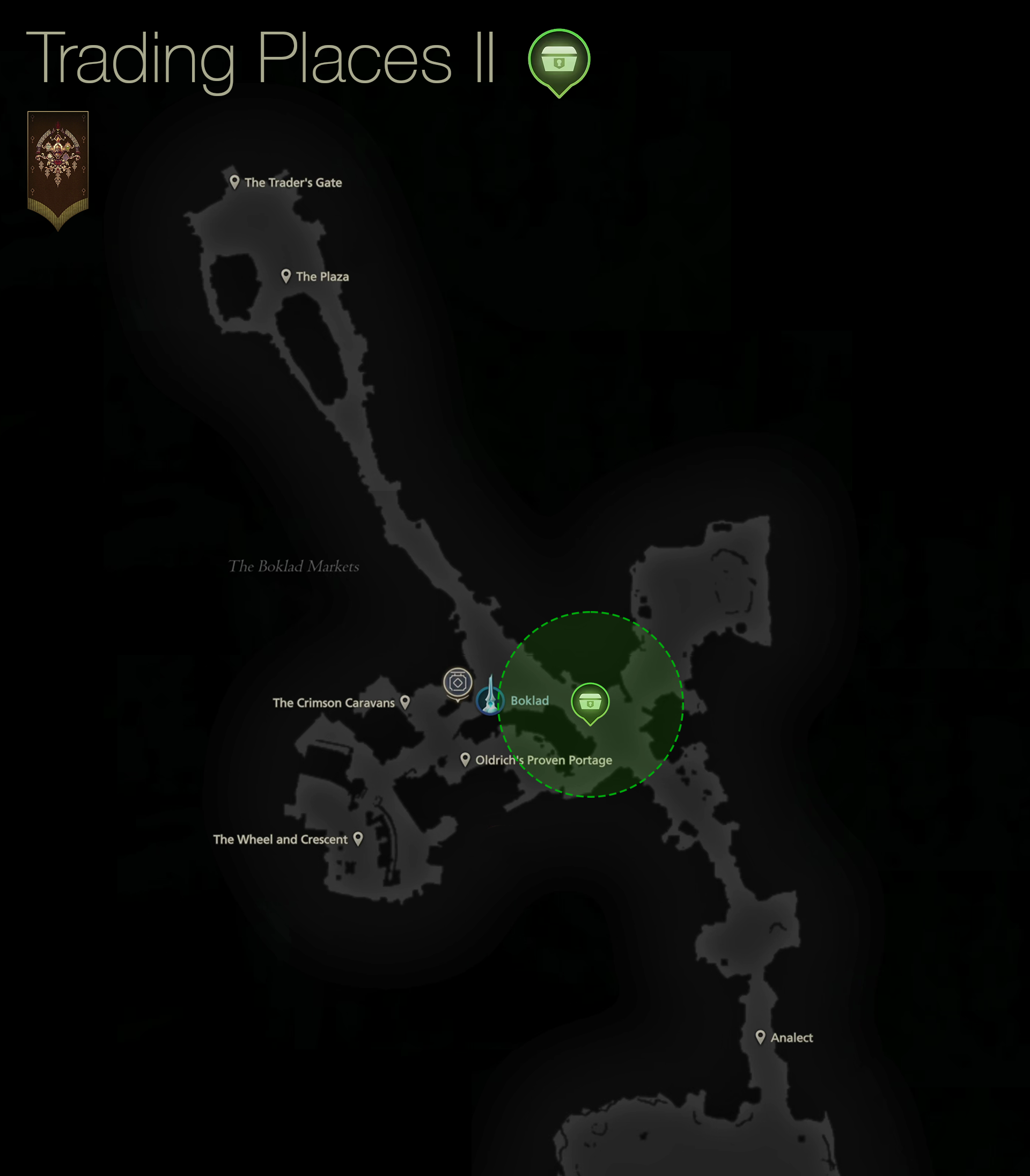 Map showing the location of Theodore in Boklad in Dhalmekia
