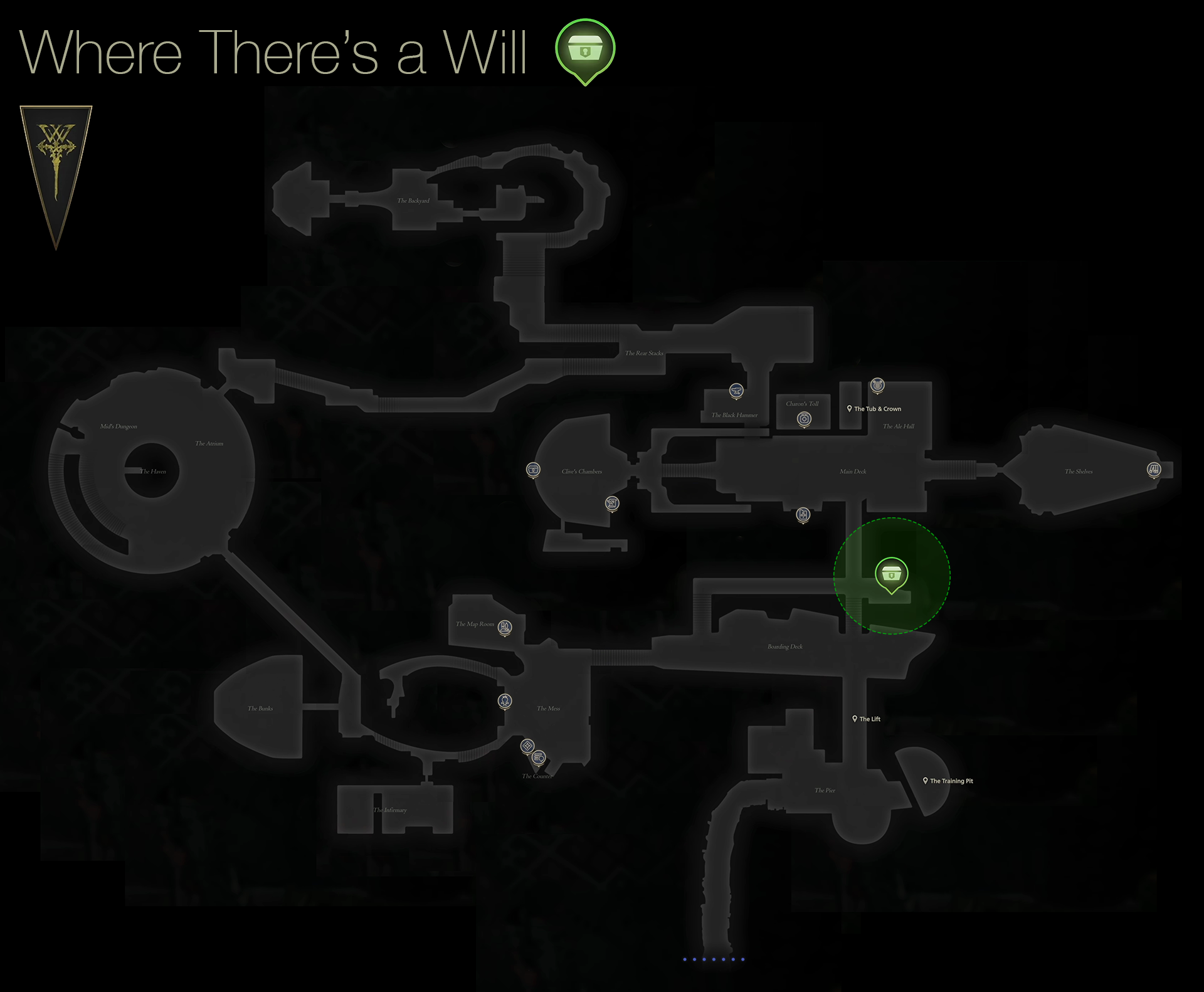 Map showing the location of Joshua in the Hideaway