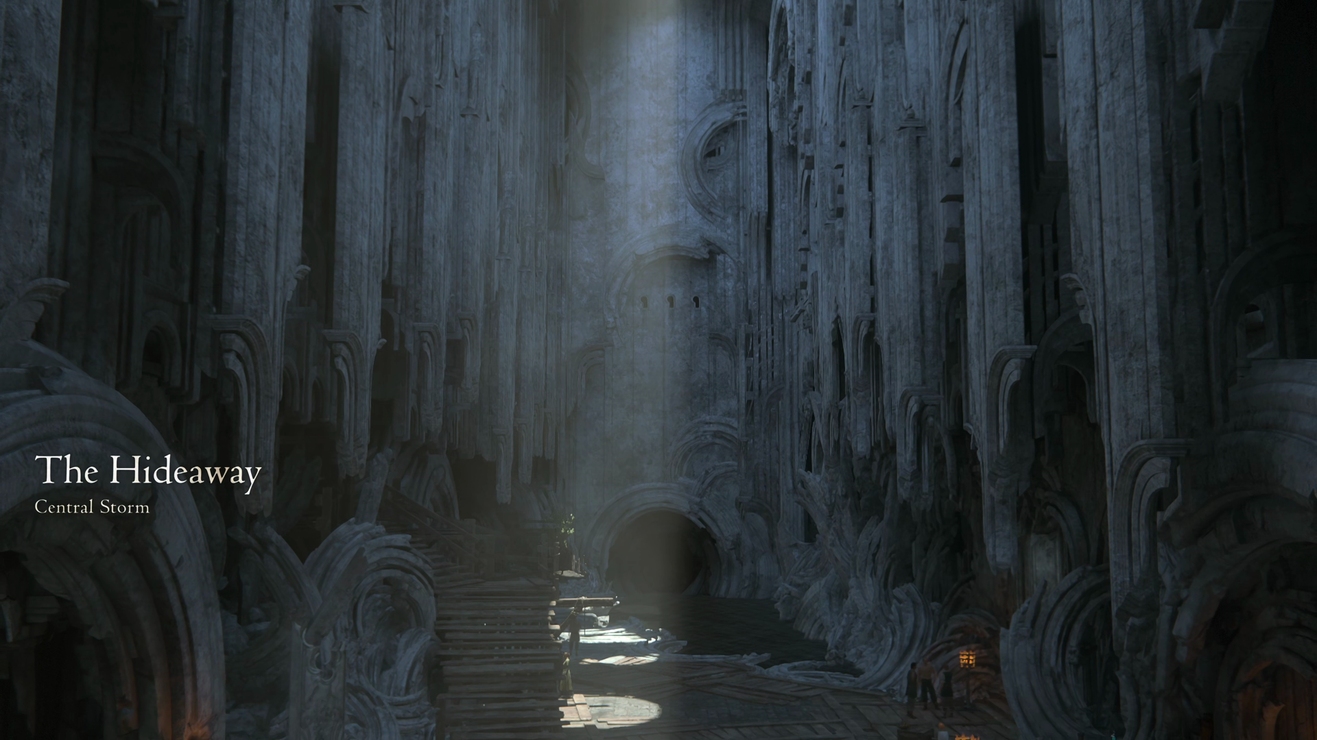 Opening cinematic as Clive, Cid, Goetz and Jill arrive at the Hideaway