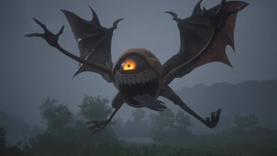 Close-up of Ahriman during the opening of the Notorious Mark battle