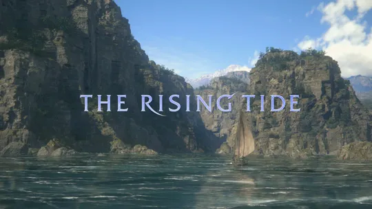 Title screen for the Rising Tide DLC Expansion