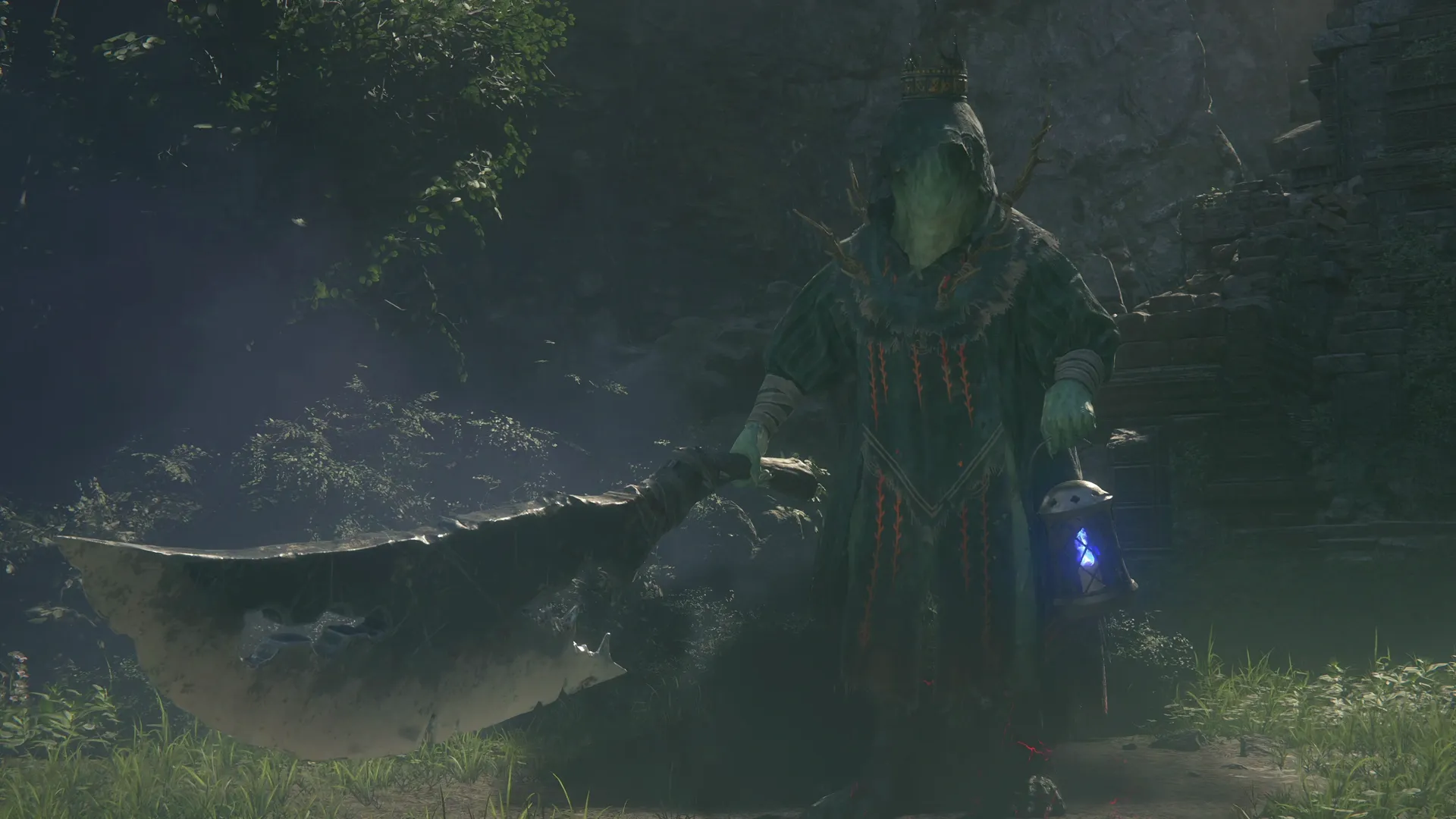 Close-up of Tonberry King at the start of the Notorious Mark battle in Mysidia