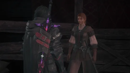 Accepting the Nobody’s Tool Optional Quest from Dorys in the Hideaway