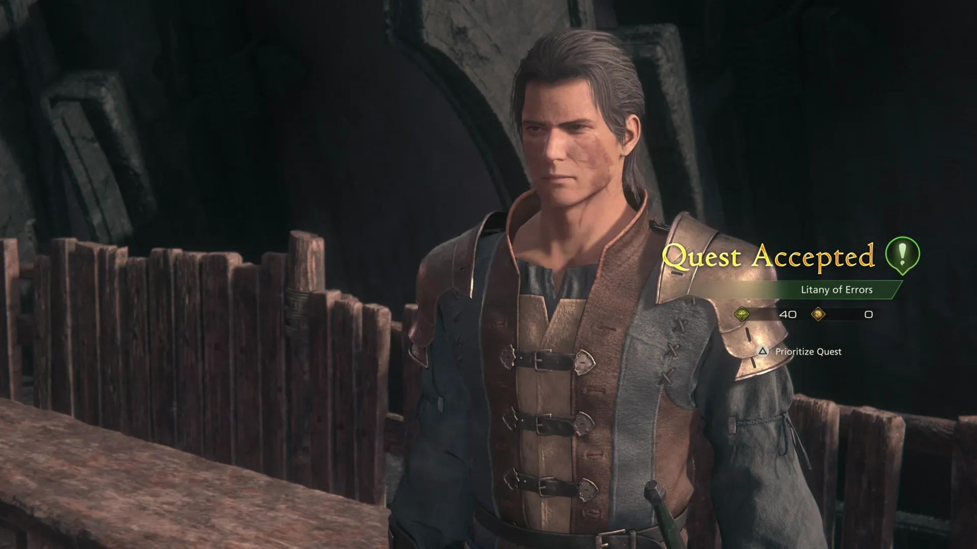 Accepting the Litany of Errors Optional Quest from Herman in the Hideaway