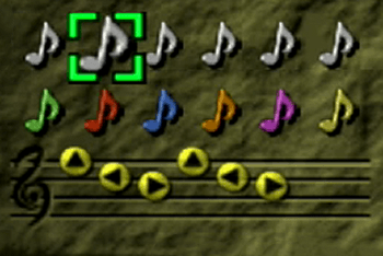 Epona’s Song in the menu screen