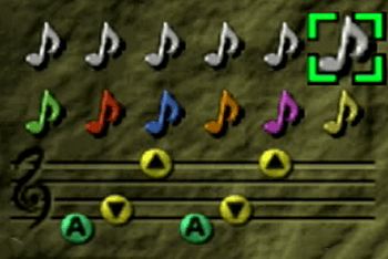 THE LEGEND OF ZELDA OCARINA OF TIME - SONG OF STORMS CIFRA