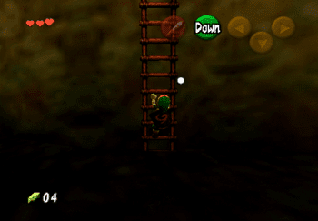 Link climbing a ladder