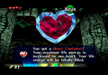 The first Heart Container