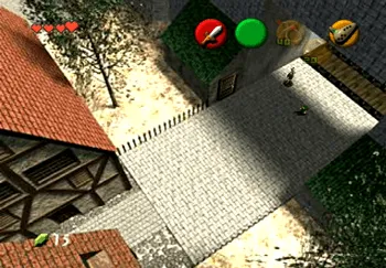 The guard house before Hyrule Castle