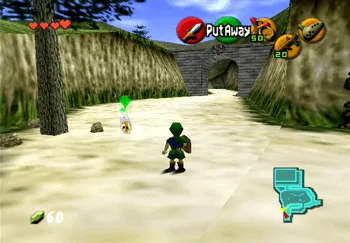 Location of the Gold Skulltula in Hyrule Castle