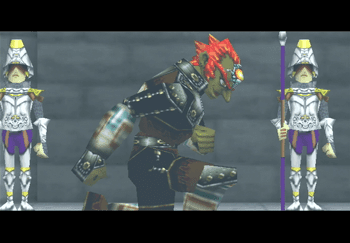 Ganondorf meeting with the King of Hyrule