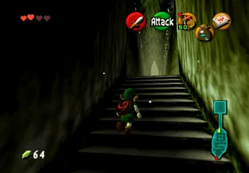 Traveling up the stairs at the back of the Sacred Forest Meadow